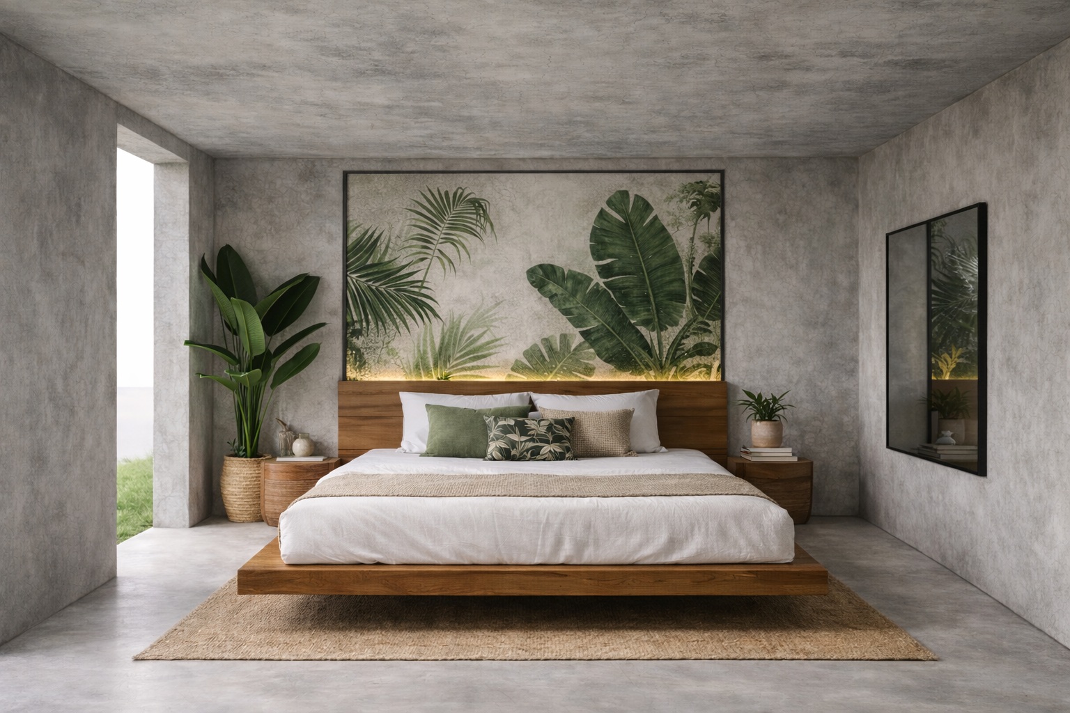 Chambre romantique queen size climatisée à Tahiti