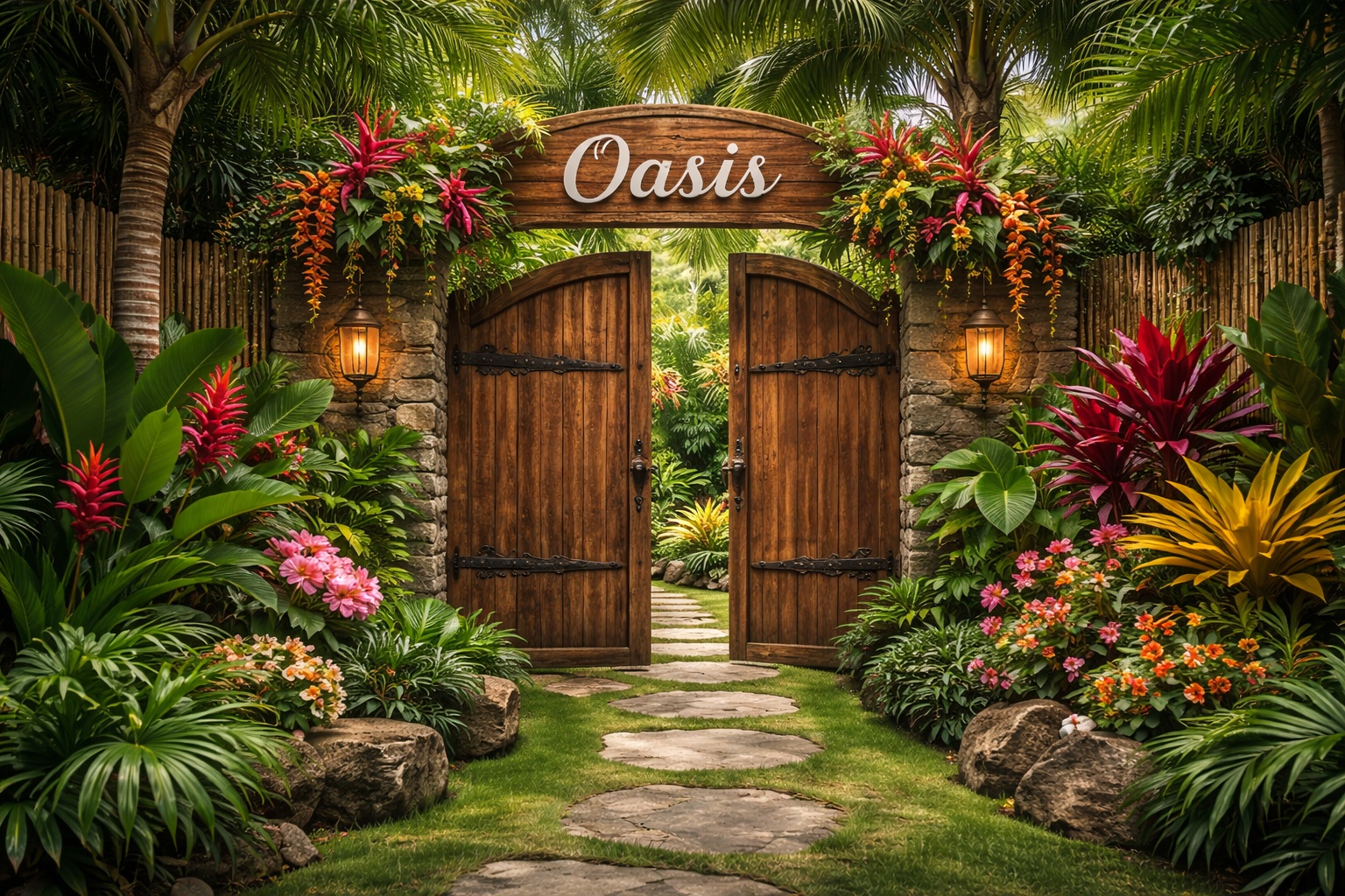 Entrée indépendante hébergement romantique